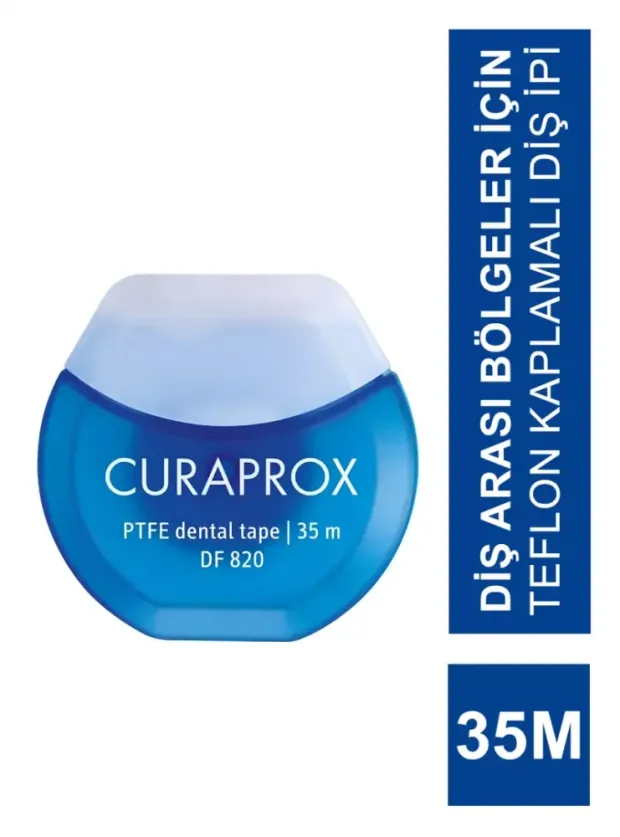 Curaprox DF 820 Teflon Diş İpi