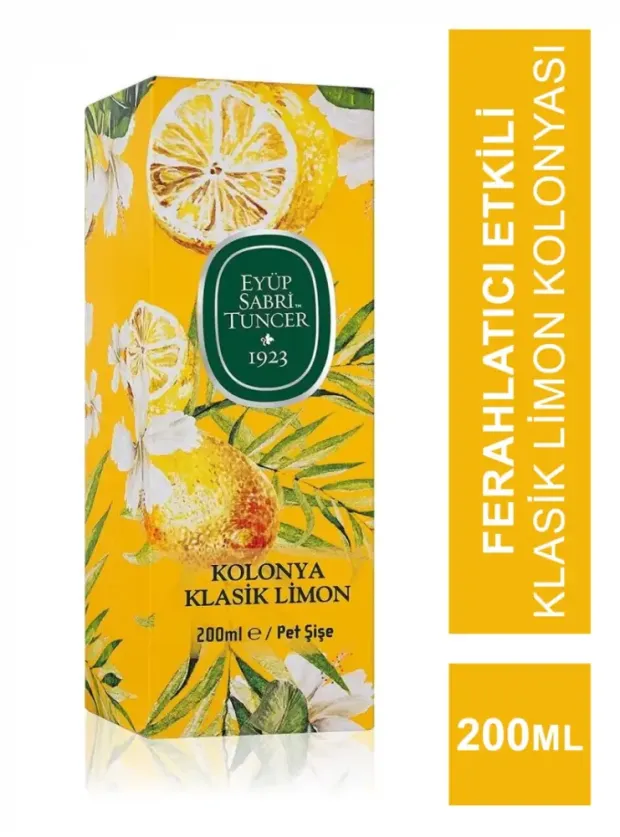 Eyüp Sabri Tuncer Limon Kolonyası Pet Şişe 200 ml