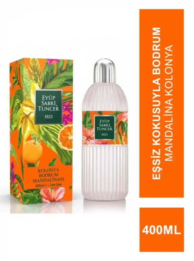 Eyüp Sabri Tuncer Bodrum Mandalinası Kolonyası 400ml Cam Şişe