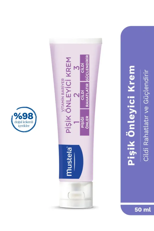 Outlet - Mustela Vitamin Barrier 1-2-3 Cream 50 ml Pişik Kremi