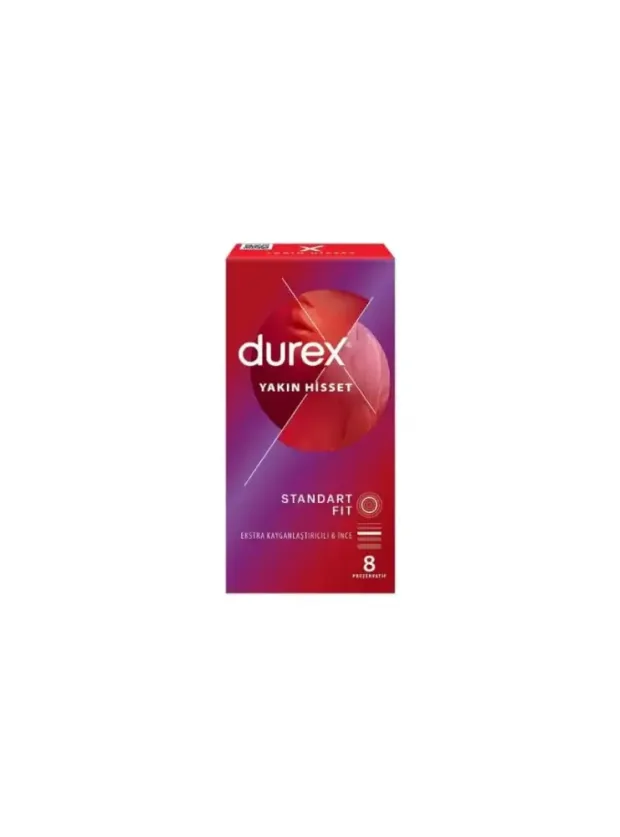 Durex Yakın Hisset Standart Fit 8li Prezervatif