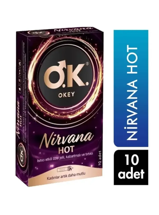 Okey Nirvana Hot Prezervatif 10lu
