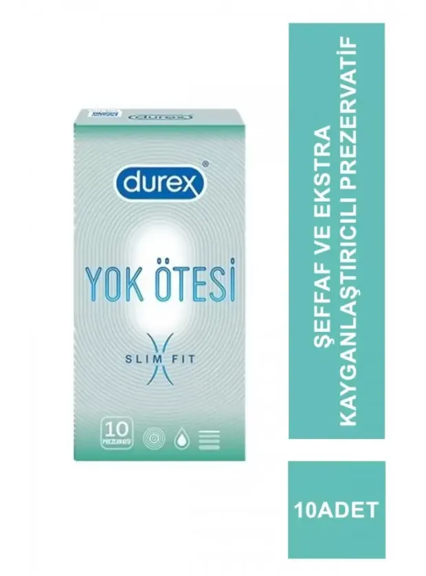 Durex Yok Ötesi Prezervatif Slim Fit 10lu
