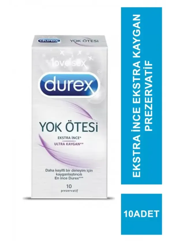 Durex Yok Ötesi Ultra Kaygan 10lu Prezervatif