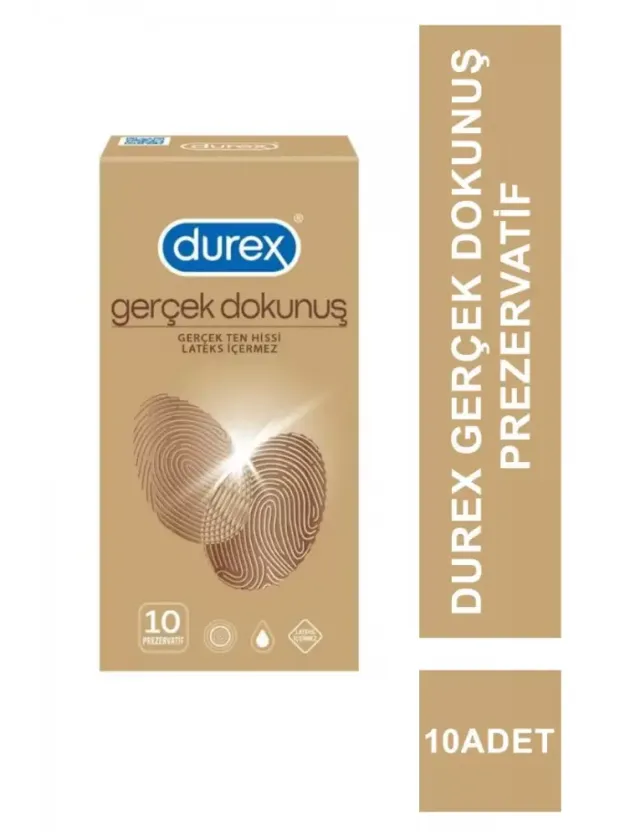 Durex Gerçek Dokunuş 10lu Prezervatif