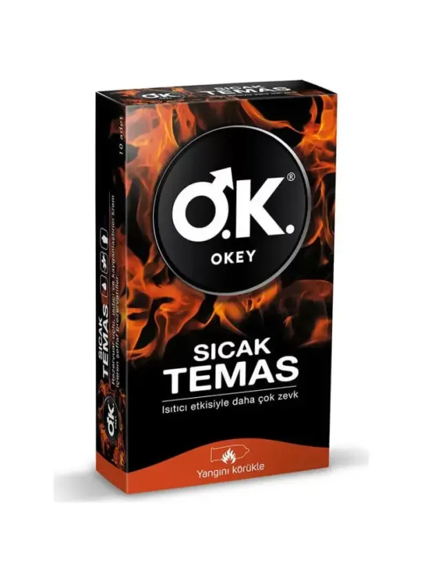 Okey Prezervatif Sıcak Temas 10lu