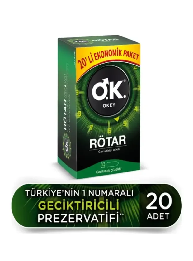 Okey Rötar Prezervatif Ekonomik 20li