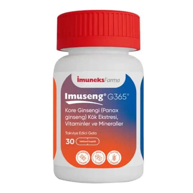 İmuneks İmuseng G365 30 Kapsül