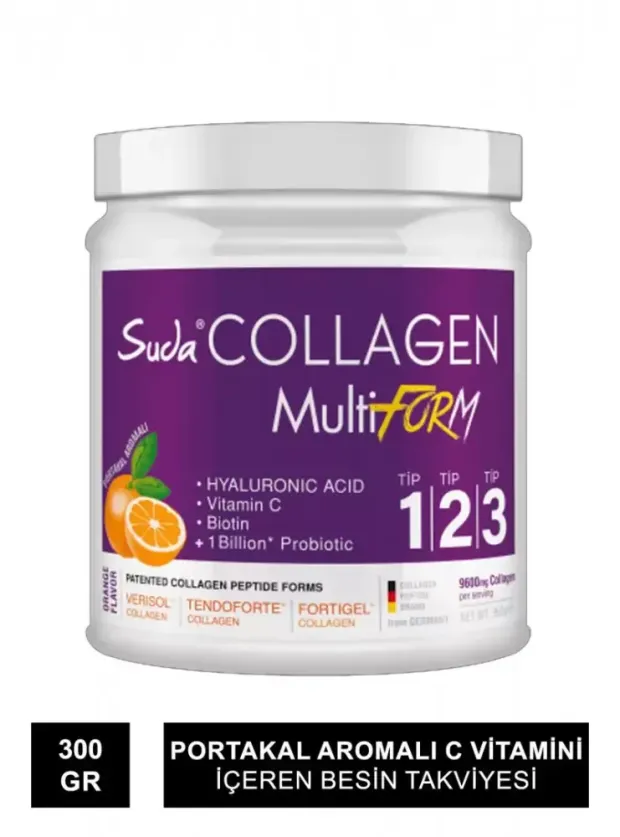 Suda Collagen Multiform Toz Kutu Portakal Aromalı 360 gr