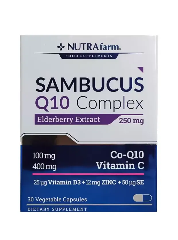 OUTLET - Dermoskin Nutrafarm Sambucus Q10 Complex 30 Kapsül