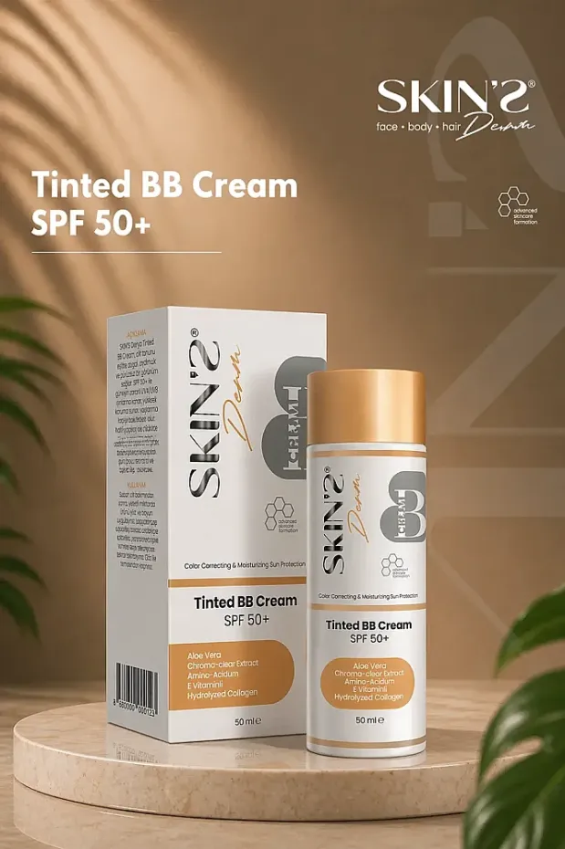 Skins Derm Tinted BB Cream SPF 50+ Renkli Güneş Kremi