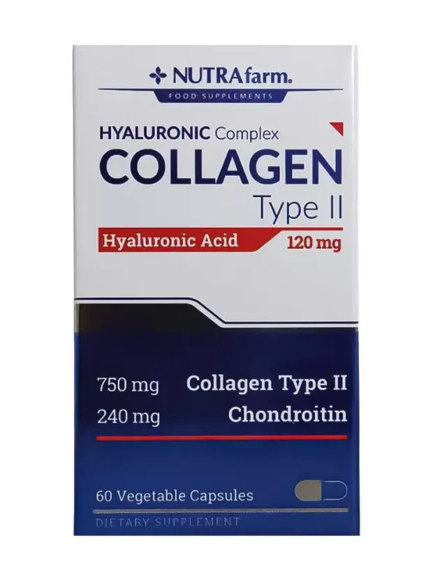 OUTLET - Dermoskin NutraFarm Collagen Hyaluronic Acid Tip2 120mg 60 Kapsül