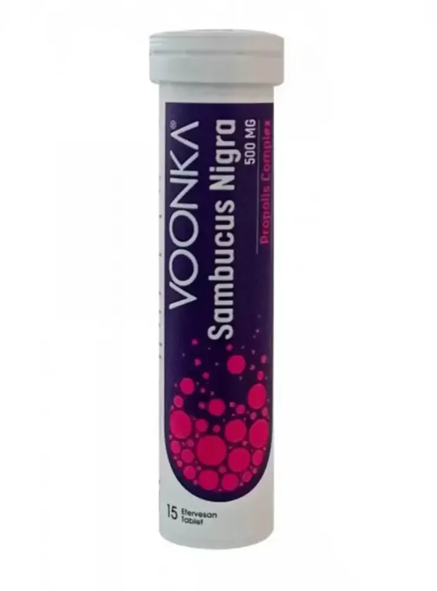 Voonka Sambucus Nigra Propolis Complex 15 Efervesan Tablet