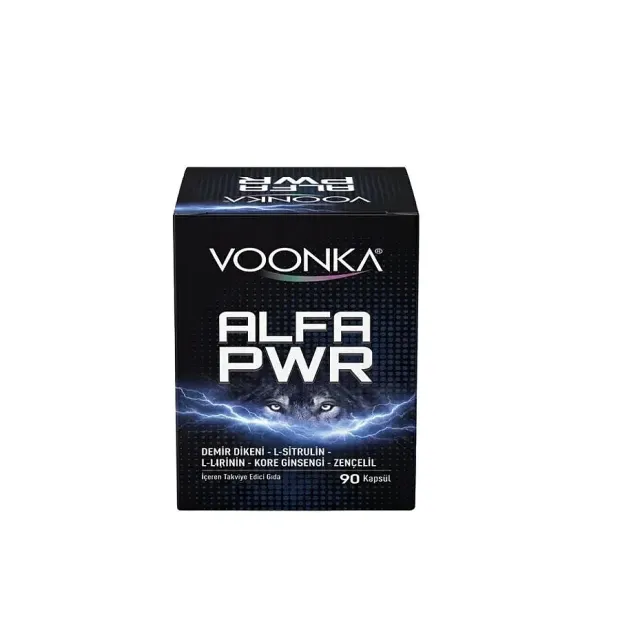 Voonka Alfa PWR Demir Dikeni L-Arjinin Kore Ginsengi 90 Kapsül