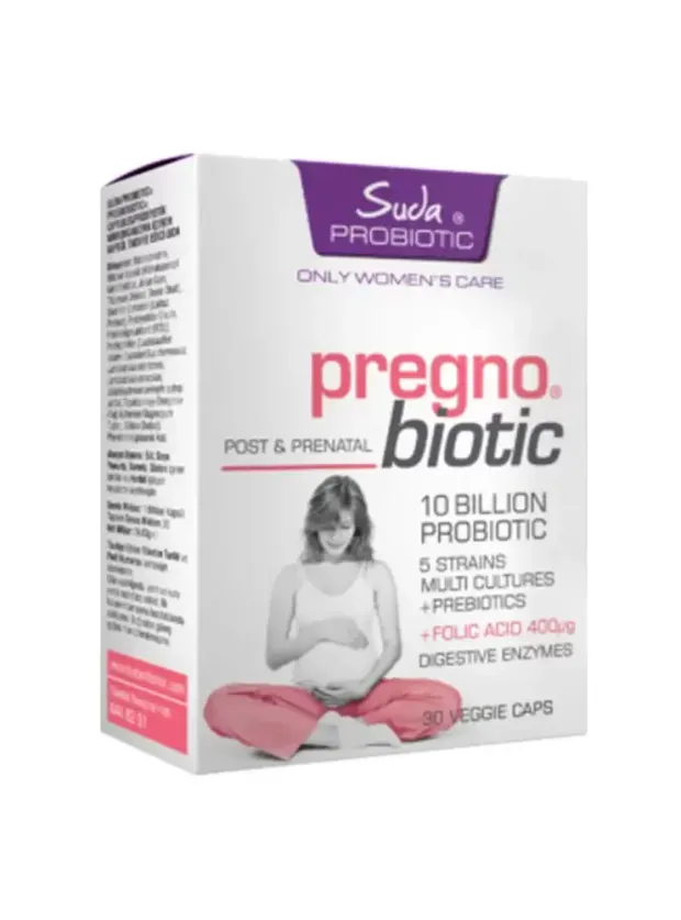 OUTLET - Suda Probiotic Pregno Biotic Takviye Edici Gıda 30 Tablet