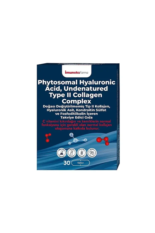 İmuneks Farma Type 2 Collagen Complex Takviye Edici Gıda 30 Tablet