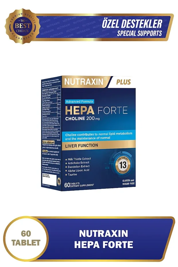 Nutraxin Hepa Forte Takviye Edici Gıda 60 Tablet