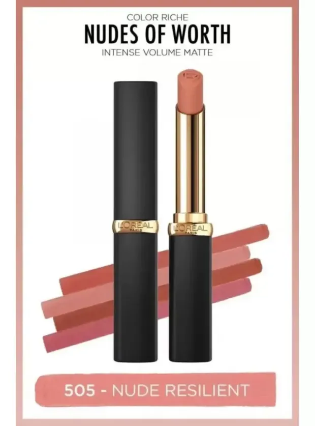 Loreal Paris Color Riche Intense Volume Matte Ruj - 505 Nude Resilient
