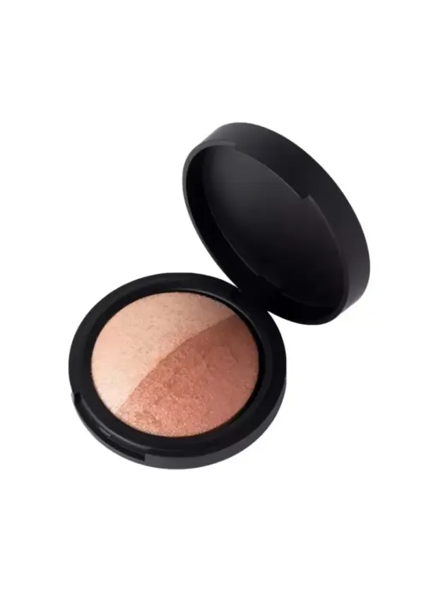 Aden Terracotta Baked Bronzer/Highlighter Duo - Terracotta ile Hem Bronlaştırıcı Hem Aydınlatıcı - 7gr