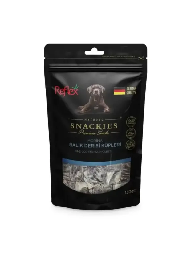 Reflex Snackıes Morina Balık Derisi Küpleri 130 G