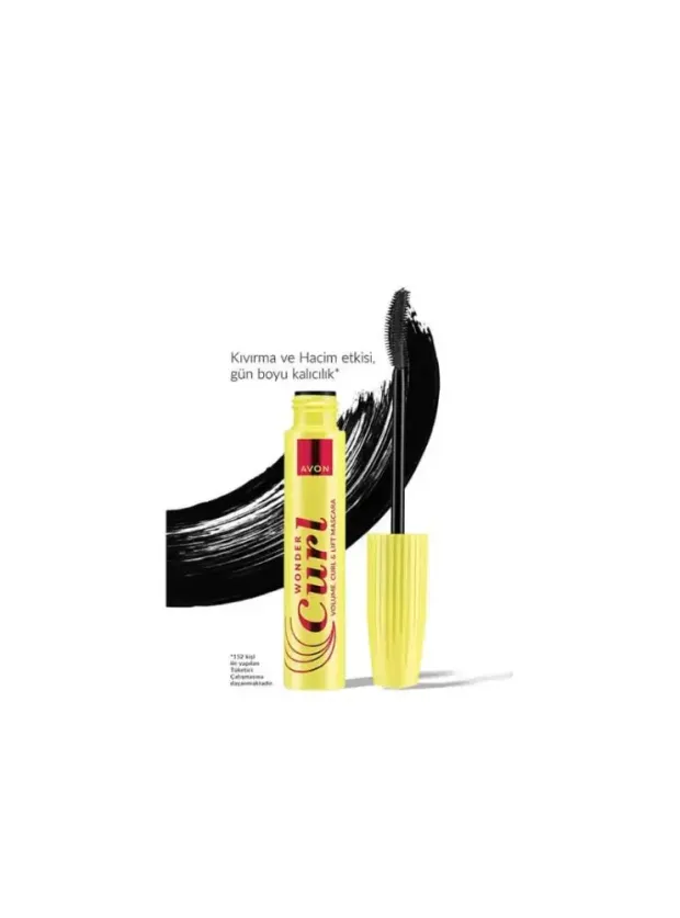 Avon WonderCurl Hacim| Kıvırma & Kaldırma Etkili Maskara - Blackest Black