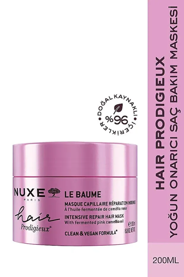 Nuxe Hair Prodigieux Le Baume İntensive Repair Hair Mask 200ml - Yoğun Onarıcı Saç Maskesi