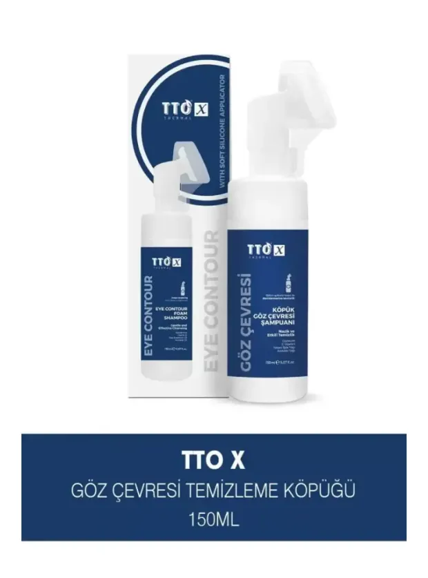 TTO X Aplikatörlü Köpük Göz Çevresi Şampuanı 150ml