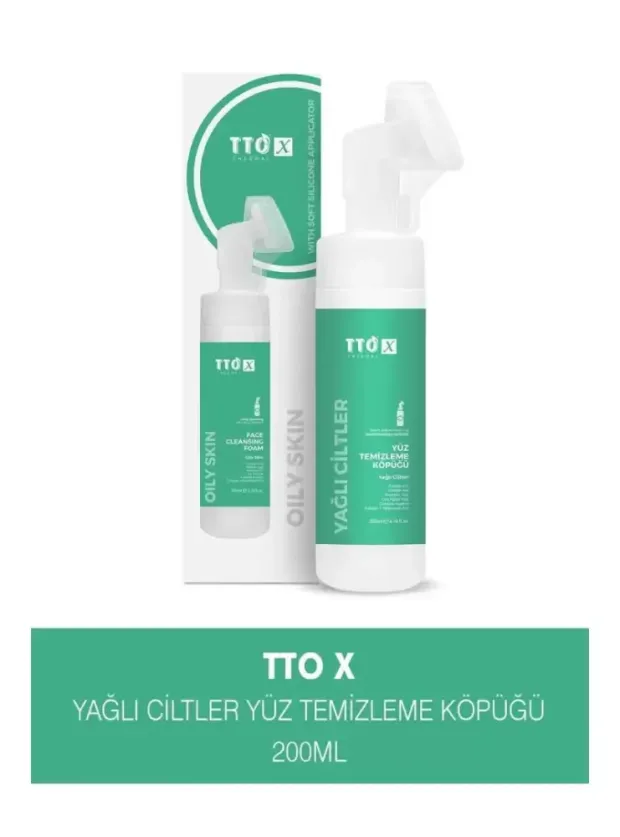 TTO X Yağlı Ciltlere Özel Aplikatörlü Yüz Temizleme Köpüğü 200ml