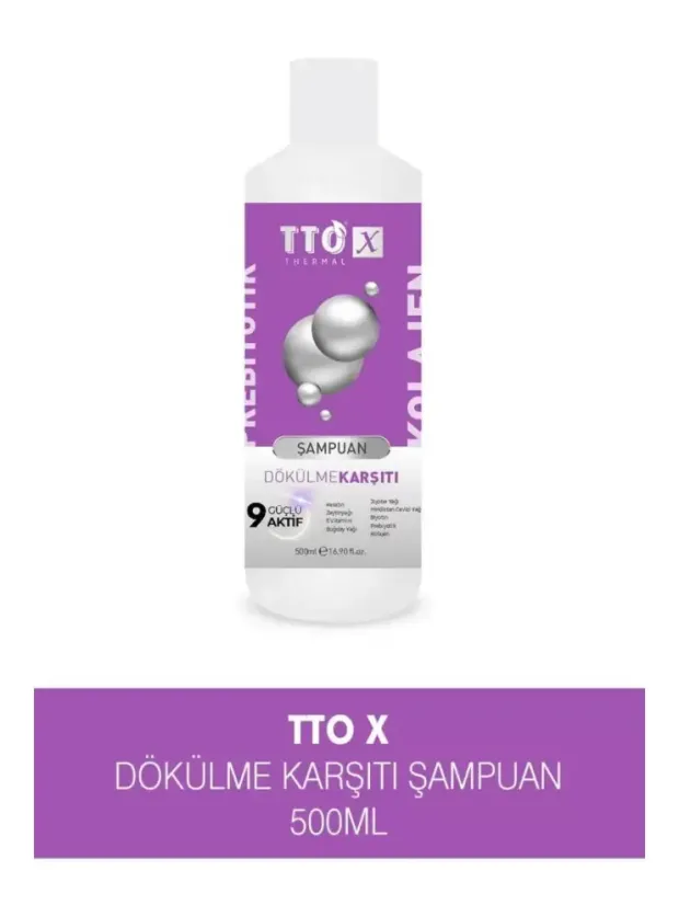 TTO X Kolajen ve Prebiyotik Dökülme Karşıtı Şampuan 500ml