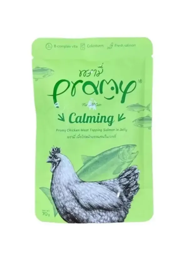 Pramy Jöle İçinde Somonlu Ve Tavuklu Yetişkin Kedi Maması 70G