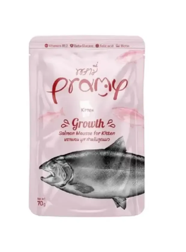 Pramy Yavru Kediler İçin Somonlu Mousse 70G
