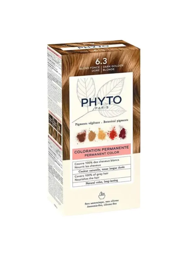 Phyto Color Bitkisel Saç Boyası 6.3 - Koyu Kumral Dore