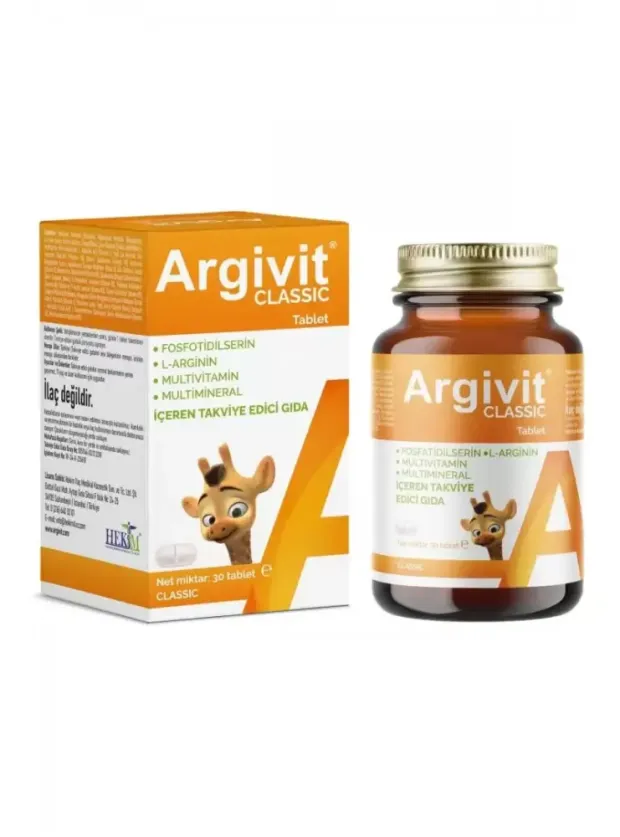 Argivit Classic Takviye Edici 30 Tablet