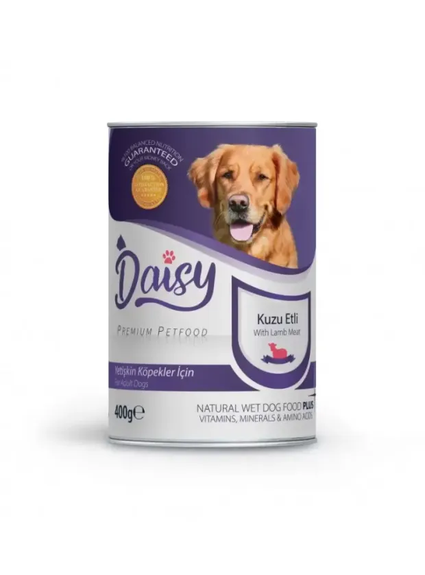 Daisy Premium Pet Kuzu Etli Yetişkin Köpek Konservesi 400 Gr