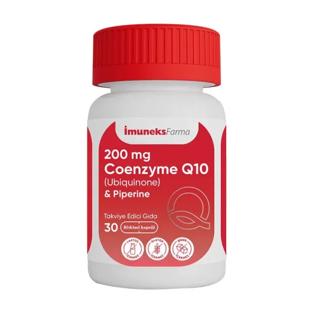 İmuneks Koenzim Q10 200mg 30 Kapsül