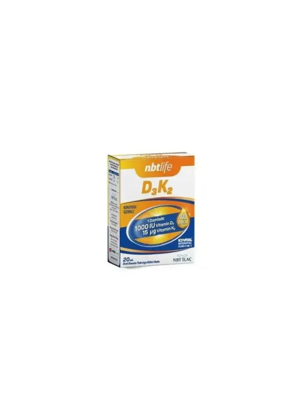 Nbt Life D3K2 Damla 20 ml