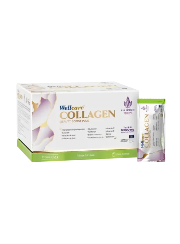 Wellcare Collagen Beauty Boost Plus Elma Aromalı 11|7gr x 30 Saşe
