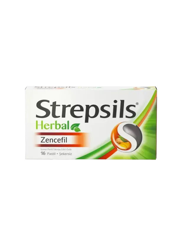 Strepsils Herbal Zencefil 16 Pastil