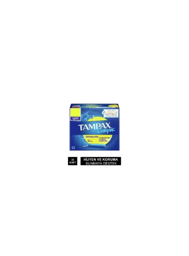 Tampax Compak Normal Tampon 22 Adet