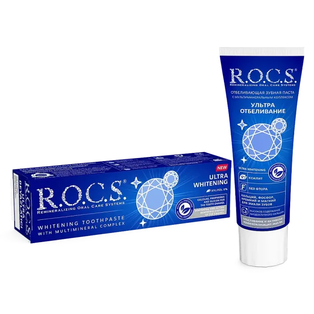 Rocs Ultra Beyazlatıcı Diş Macunu 75 ml