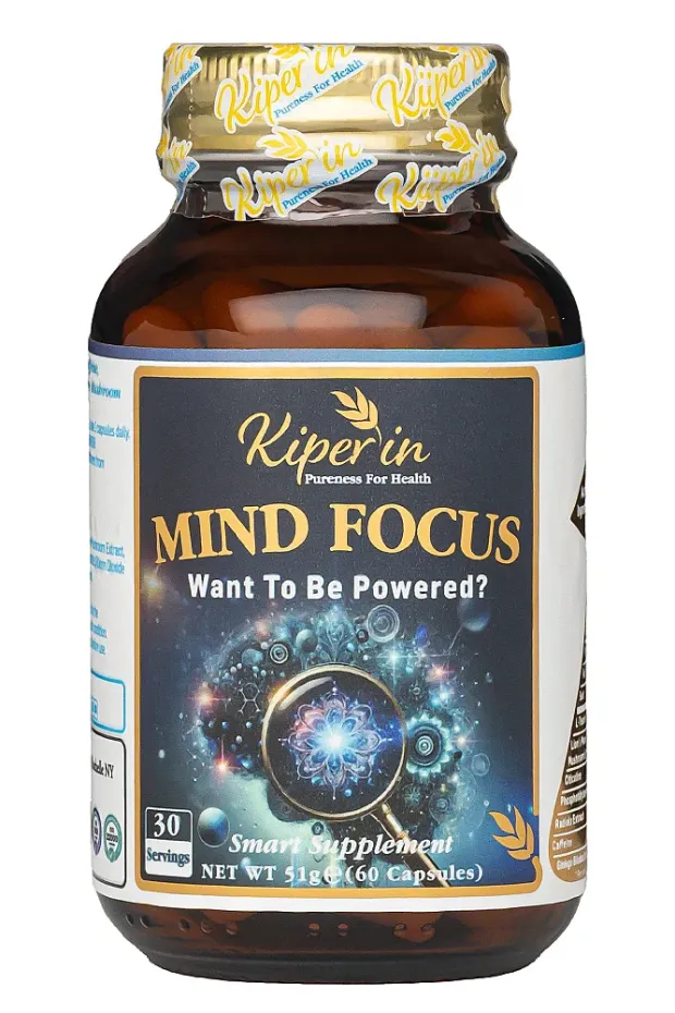 Kiperin Mind Focus Akıllı Gıda Takviyesi 60 Kapsül