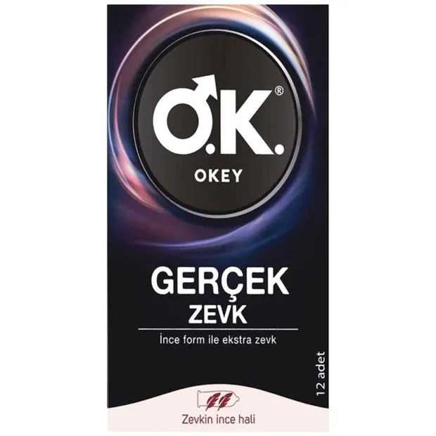 Okey Prezervatif Gerçek Zevk 12li