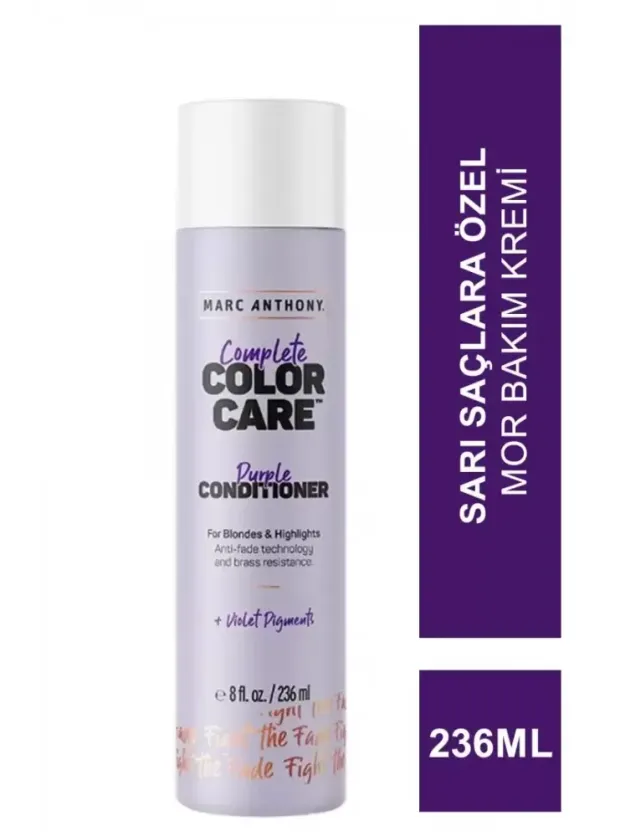 Marc Anthony Complete Color Care Purple Conditioner Sarı Saçlara Özel Mor Bakım Kremi 236 ml
