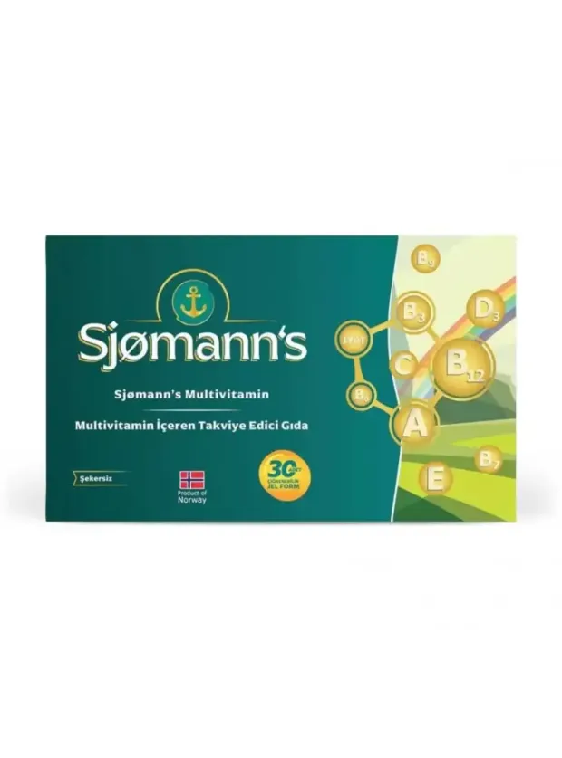 Outlet - Sjomann's Multivitamin 30 Çiğnenebilir Jel Tablet