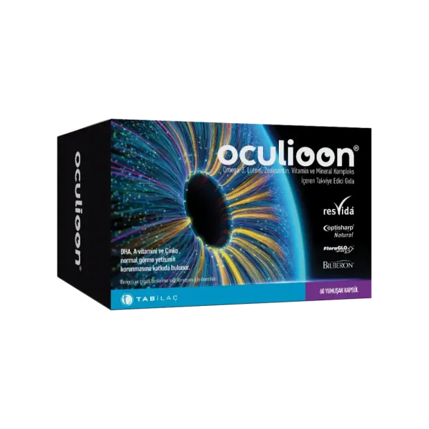 Oculioon Omega 3 Lutein Zeaksantin Vitamin ve Mineral Kompleks Kapsül 60lı