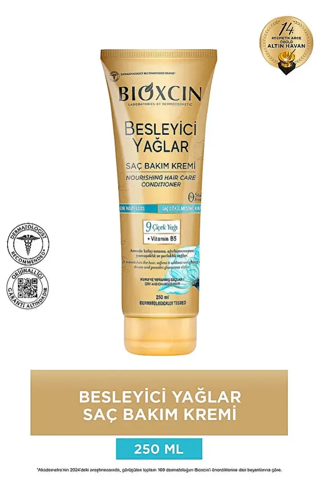 Bioxcin Besleyici Yağlar Saç Bakım Kremi 250ml