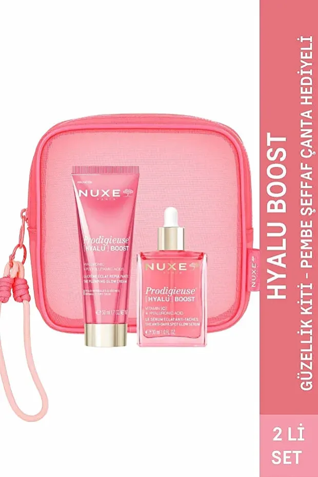 Nuxe Prodigieuse Hyalu Boost Bakım Seti Plump Glow Routine