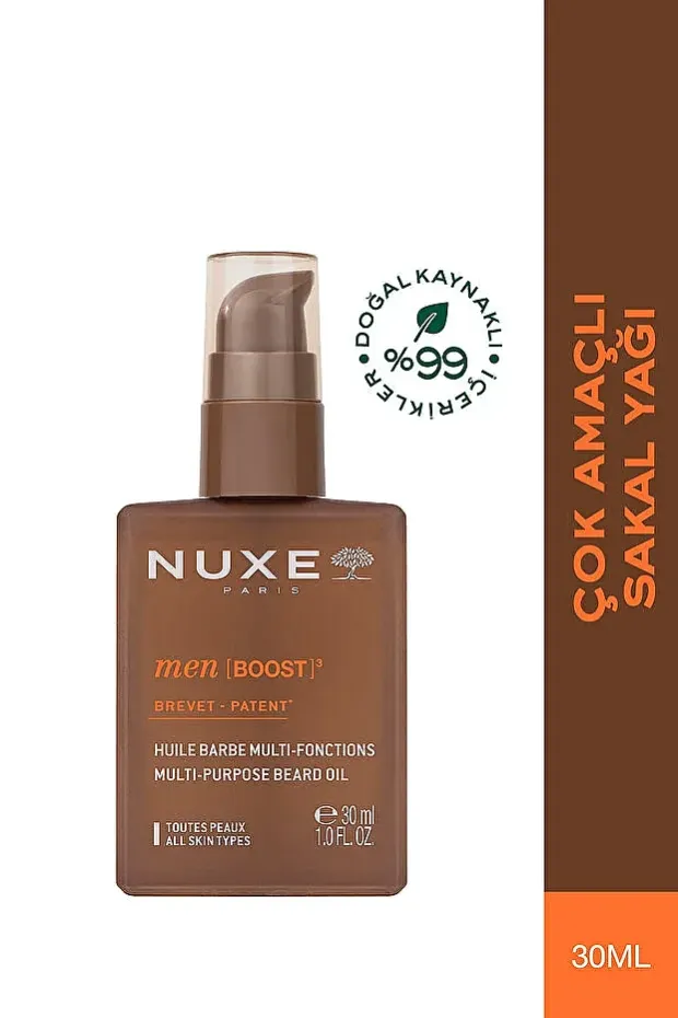 Nuxe Men Boost Çok Amaçlı Sakal Bakım Yağı 30 ml