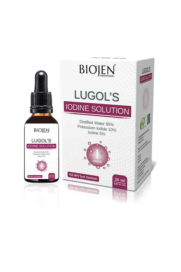 BIOJEN LUGOL'S Iodine Solutions %5 Lugol Solüsyon