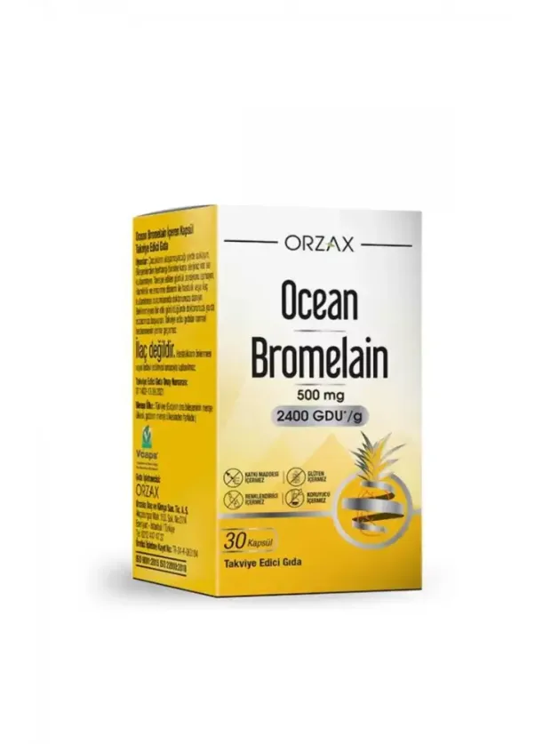 Ocean Bromelain 500mg 30 Kapsül